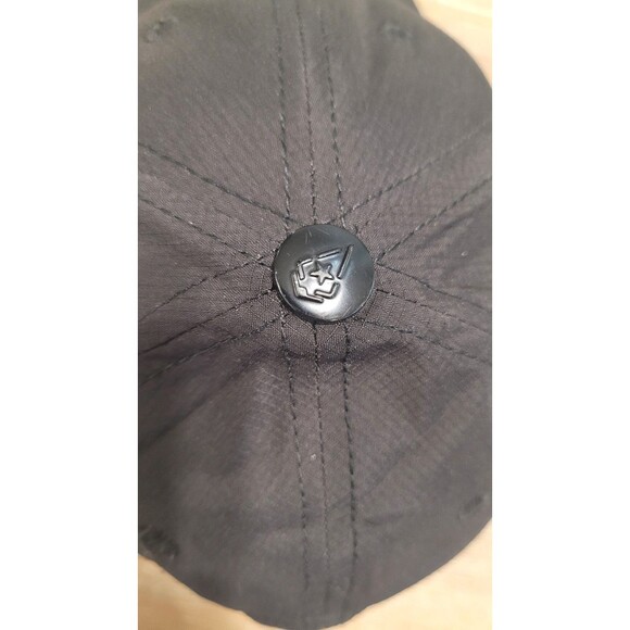 Urban Blackout Hat Cap Black Adjustable Strap Patch - Picture 5 of 7